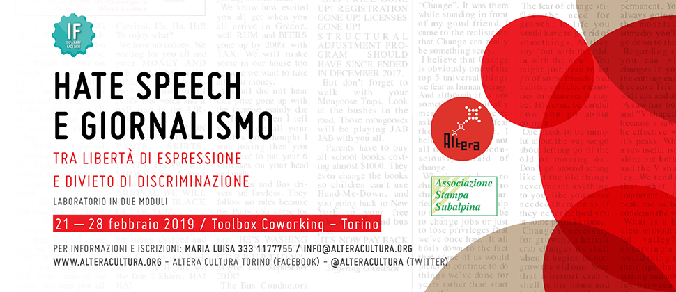 IF – HATE SPEECH E GIORNALISMO