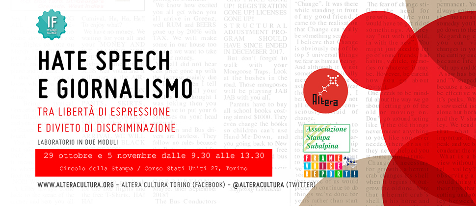 IF – HATE SPEECH E GIORNALISMO 2020